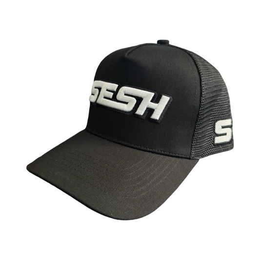 SESH OG Trucker Hat (Black)